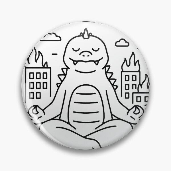 Item preview, Zen-Zilla – Inner Peace, Outer Destruction designed and sold by CheekyCharme.