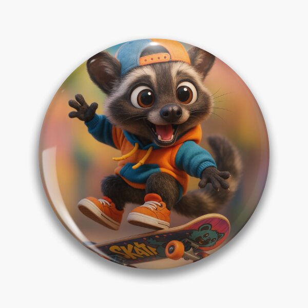 Item preview, Skater Asian Palm Civet designed and sold by Sillytoe.