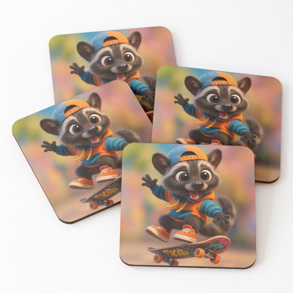 Item preview, Skater Asian Palm Civet designed and sold by Sillytoe.
