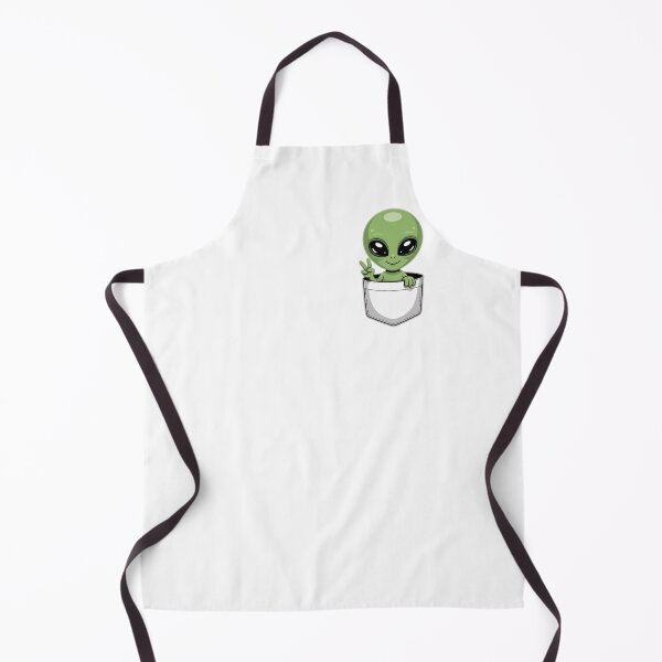 Item preview, small green alien in shirt pocket designed and sold by YHCreatives.