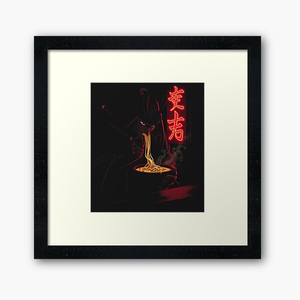 Aperçu de l'œuvre Noodle Samurai Noir créée et vendue par MaUmin-Pon45.