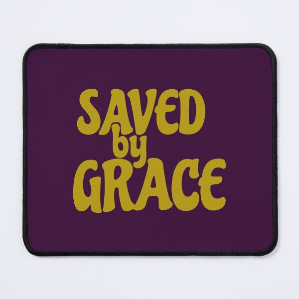 Item preview, Saved by Grace - Biblical Quote designed and sold by kaartistore.