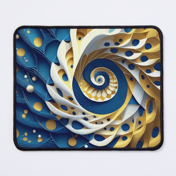 Item preview, Colorful Abstract Fibonacci Art 123 designed and sold by Vicky Brago-Mitchell®.