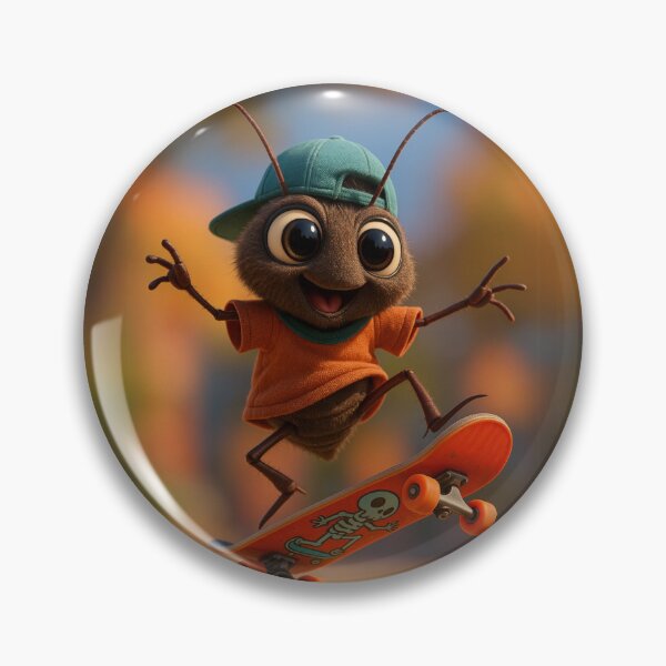 Item preview, Skater Assassin Bug designed and sold by Sillytoe.