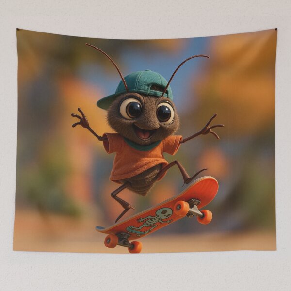 Item preview, Skater Assassin Bug designed and sold by Sillytoe.