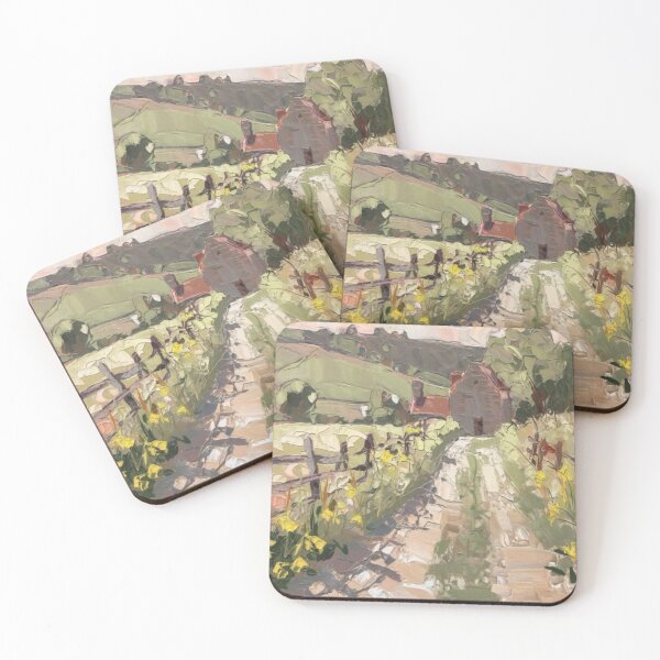 Item preview, Spring Cottage Trail – Soft Pastel French Landscape Painting. Art By Carraann  designed and sold by CARRAANN.