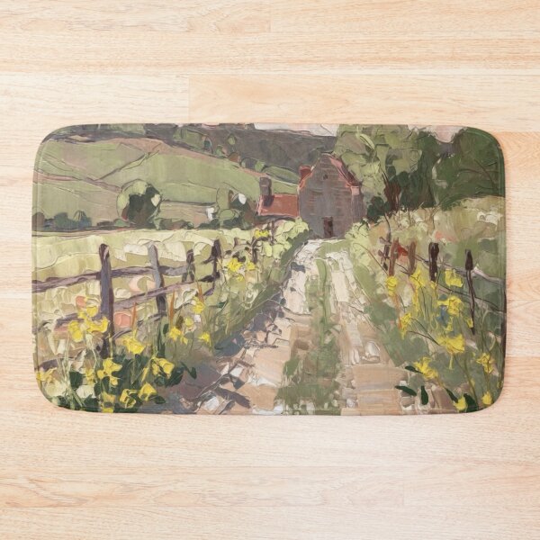 Item preview, Spring Cottage Trail – Soft Pastel French Landscape Painting. Art By Carraann  designed and sold by CARRAANN.