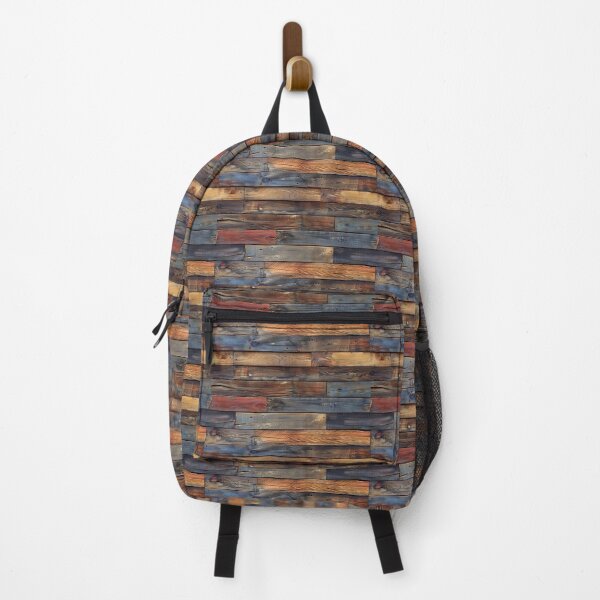 Item preview, Rustic Abstract Horizontal Wooden Planks with Vibrant Tones designed and sold by NTGUILTY.