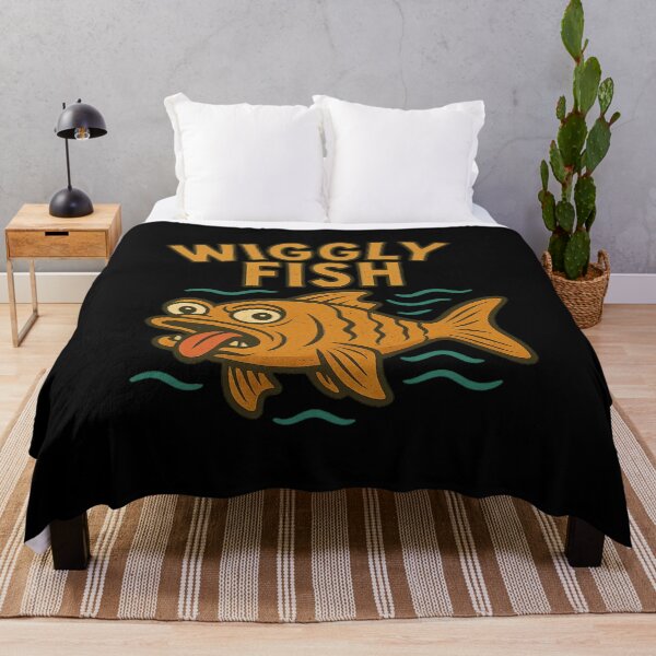 Item preview, Wiggly Fish – Classic Meme Face designed and sold by ALITOPRINCE.