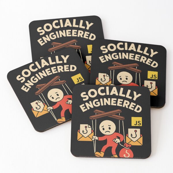 Item preview, Socially Engineered designed and sold by M4K3RB0T.