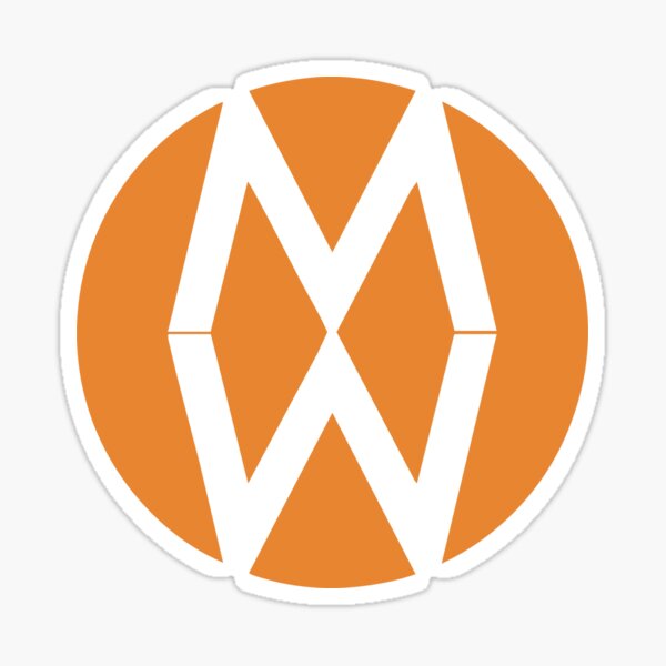 Vista previa del artículo con la obra «Iniciales MW Tennessee Naranja», diseñado y vendido por lo.design.co.