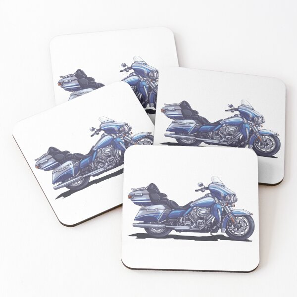 Item preview, Blue Harley Davidson Bike designed and sold by MimosaMonkey.