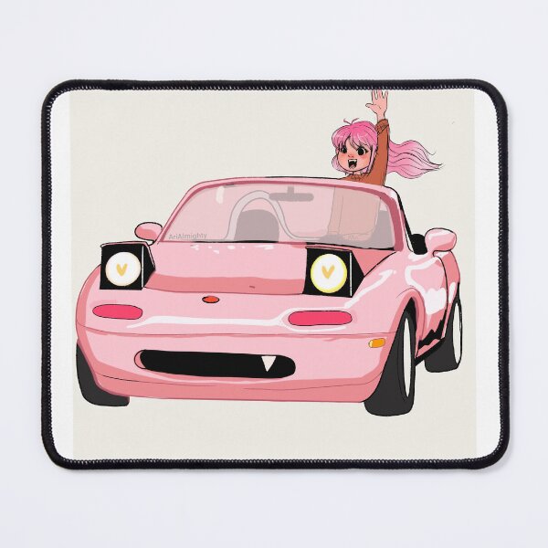 Item preview, Cute Pink Miata Girl designed and sold by AriAlmighty.