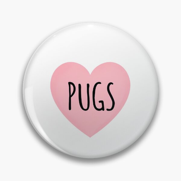 Item preview, I Heart Pugs  designed and sold by CharmStudio.