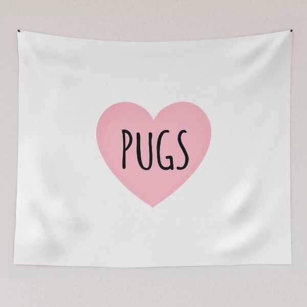 Item preview, I Heart Pugs  designed and sold by CharmStudio.