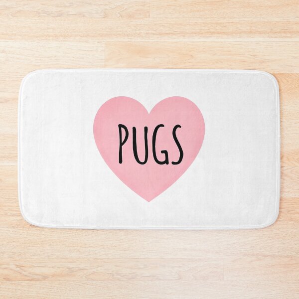 Item preview, I Heart Pugs  designed and sold by CharmStudio.