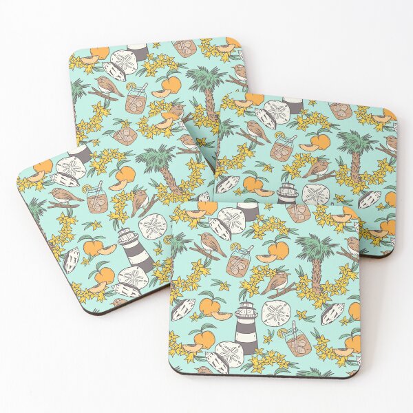 Item preview, South Carolina Pattern – Sweet Tea, Peaches & Lowcountry Charm designed and sold by musingtreeart.