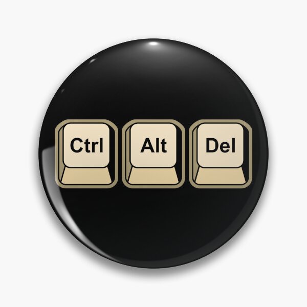 Item preview, Ctrl Alt Del – Retro Keyboard Reboot Design designed and sold by Flametric.