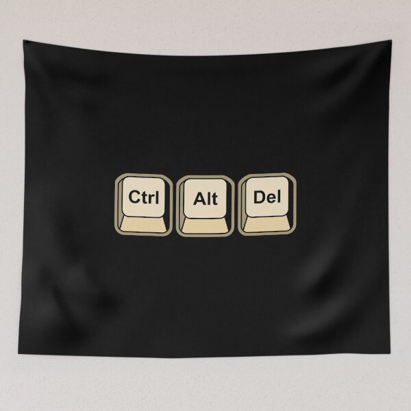 Item preview, Ctrl Alt Del – Retro Keyboard Reboot Design designed and sold by Flametric.
