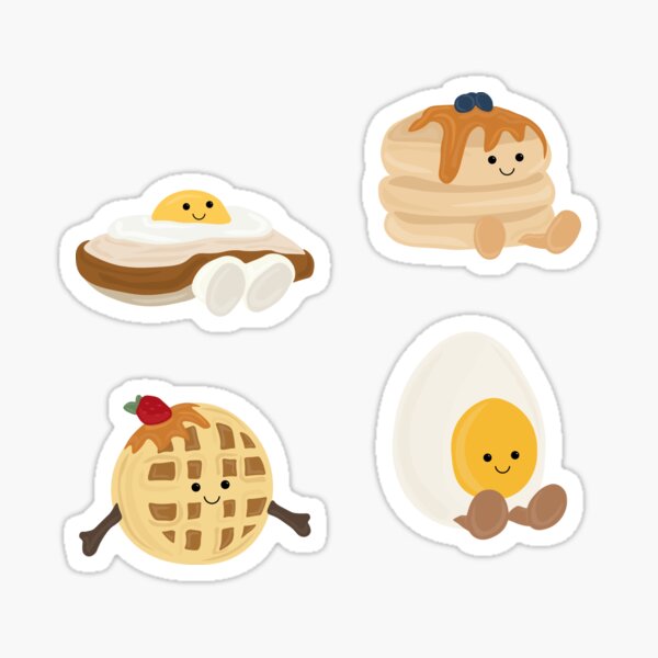Item preview, Cute Breakfast Plushie Pack designed and sold by lo.design.co.