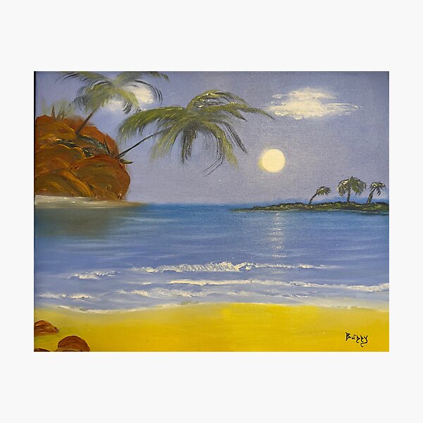 Item preview, Moon light beach designed and sold by buddysartwork55.