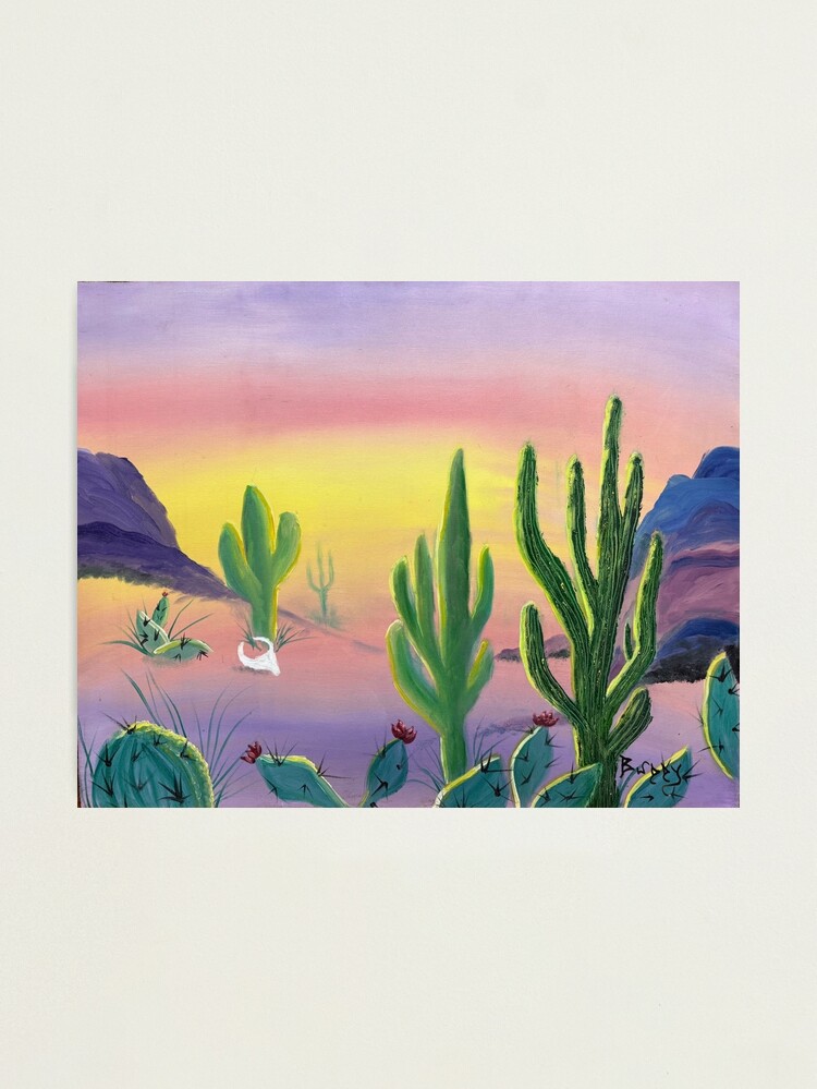 Thumbnail 1 of 3, Photographic Print, Desert solitude designed and sold by buddyartwork.