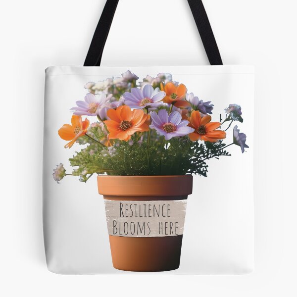 Item preview, Inspirational Flower Pot Resilience Blooms Here Shirts Journals And Stickers For Mental Health Awareness designed and sold by Apotheosis by Irie Meraki.