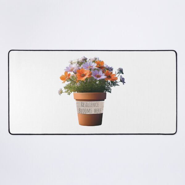 Item preview, Inspirational Flower Pot Resilience Blooms Here Shirts Journals And Stickers For Mental Health Awareness designed and sold by Apotheosis by Irie Meraki.