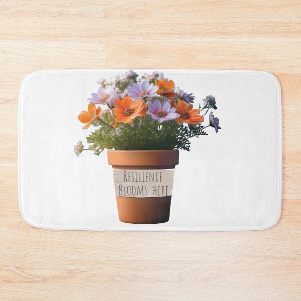 Item preview, Inspirational Flower Pot Resilience Blooms Here Shirts Journals And Stickers For Mental Health Awareness designed and sold by Apotheosis by Irie Meraki.