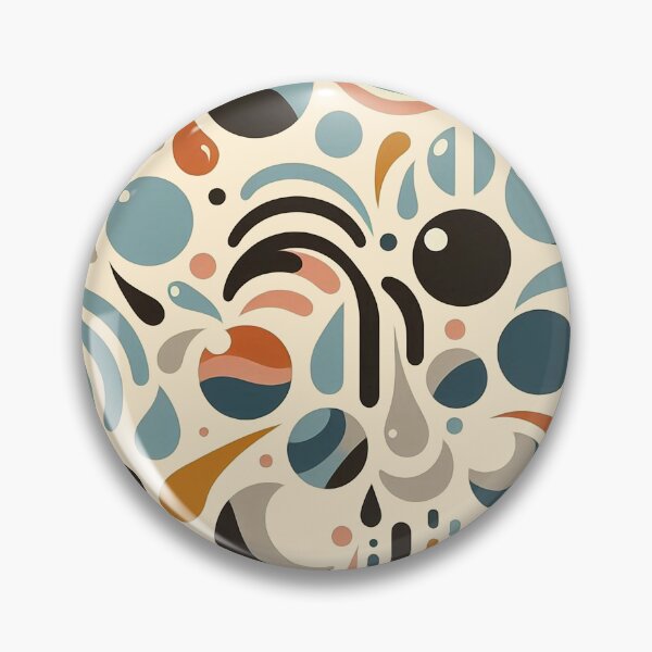 Item preview, Mid-Century Modern Splash pattern designed and sold by ArtFactoryAI.