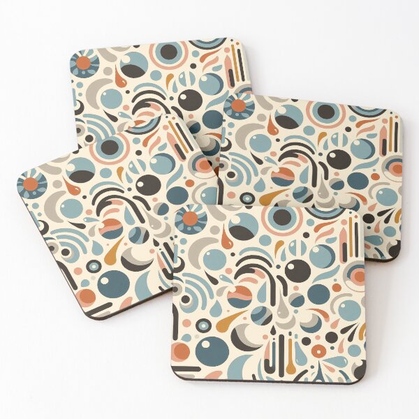 Item preview, Mid-Century Modern Splash pattern designed and sold by ArtFactoryAI.