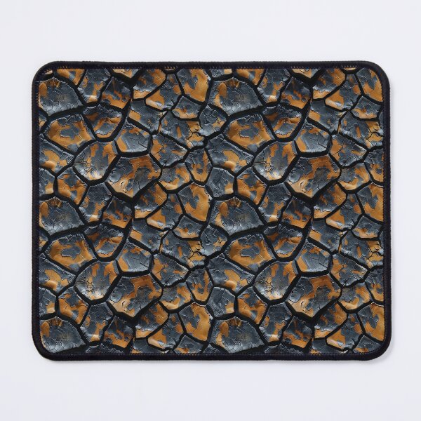 Item preview, Cracked Earth Texture with Orange and Grey designed and sold by NTGUILTY.