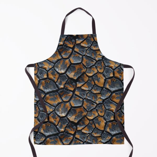 Item preview, Cracked Earth Texture with Orange and Grey designed and sold by NTGUILTY.