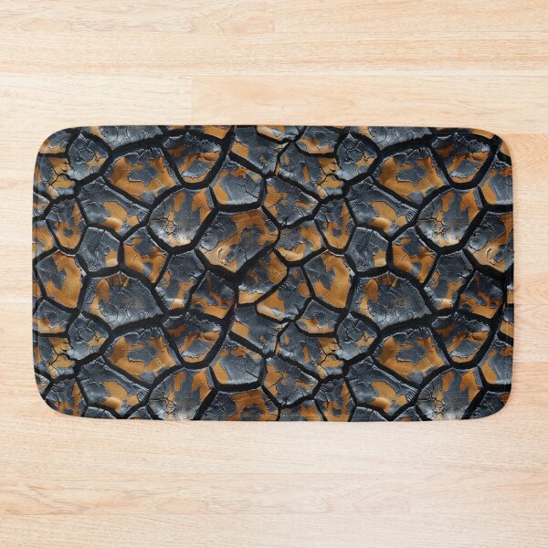 Item preview, Cracked Earth Texture with Orange and Grey designed and sold by NTGUILTY.