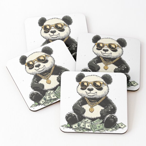 Item preview, Panda y dólares | Camiseta designed and sold by NicolasGlowArt.