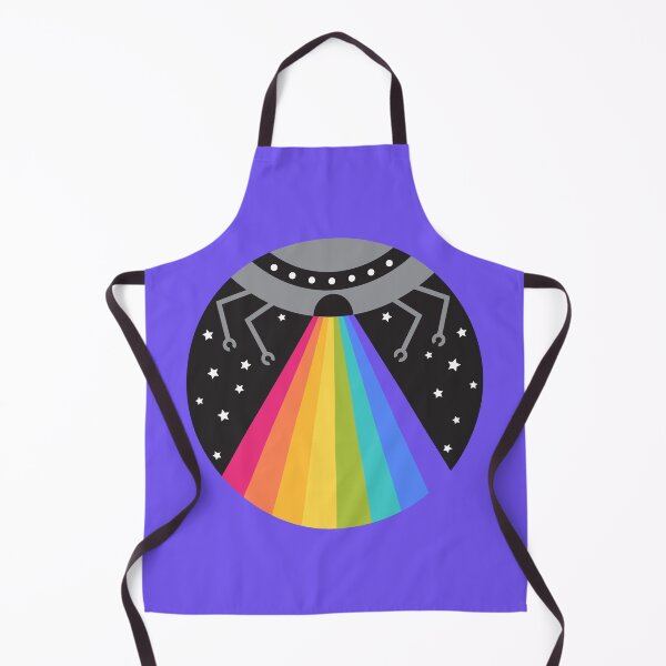 Item preview, Rainbow UFO – Cute Alien Abduction Pride Design designed and sold by musingtreeart.