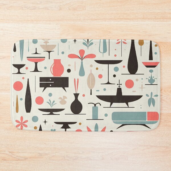 Item preview, Mid-Century Modern Splash pattern designed and sold by ArtFactoryAI.