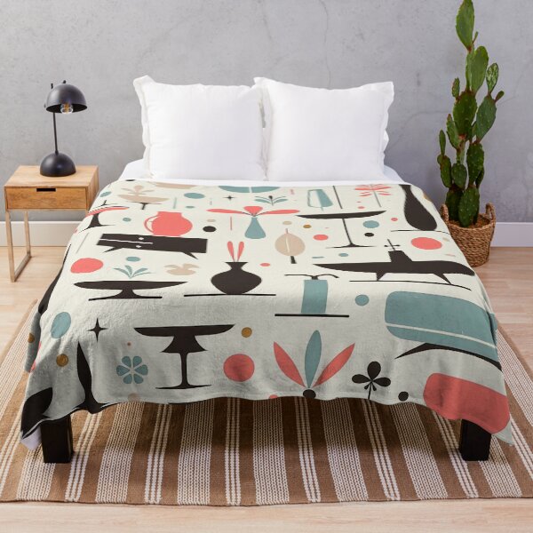 Item preview, Mid-Century Modern Splash pattern designed and sold by ArtFactoryAI.
