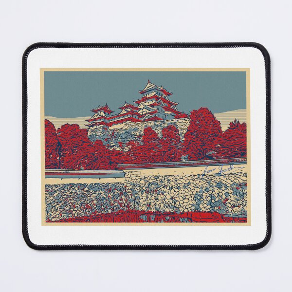 Item preview, Himeji Castle Hokusai by Ivan designed and sold by chateauxstudios.