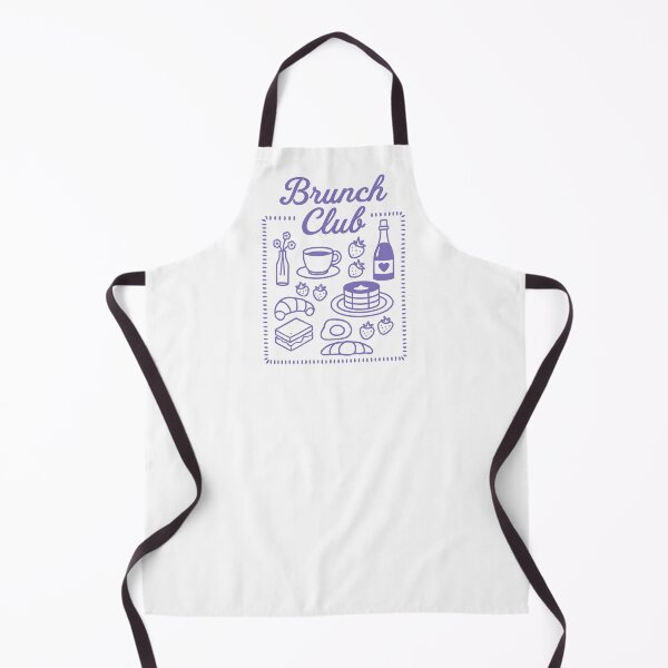 Item preview, Lilac Brunch Club Handdrawn Doodle Style designed and sold by doodle189.