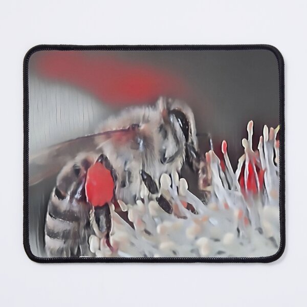 Item preview, 10 Reasons to Love Vibrant Bee & White Flower Harmony Art designed and sold by POETTICA.