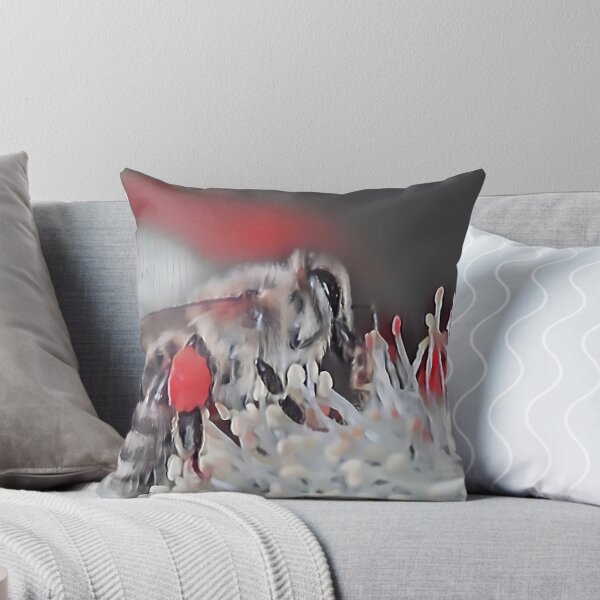 Item preview, 10 Reasons to Love Vibrant Bee & White Flower Harmony Art designed and sold by POETTICA.