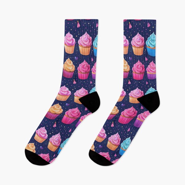 Item preview, Sweet Assortment of Cupcakes on Dark Background designed and sold by NTGUILTY.