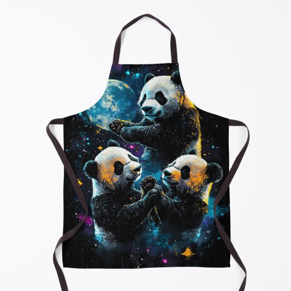 Item preview, Three Pandas and Moon designed and sold by NicolasGlowArt.