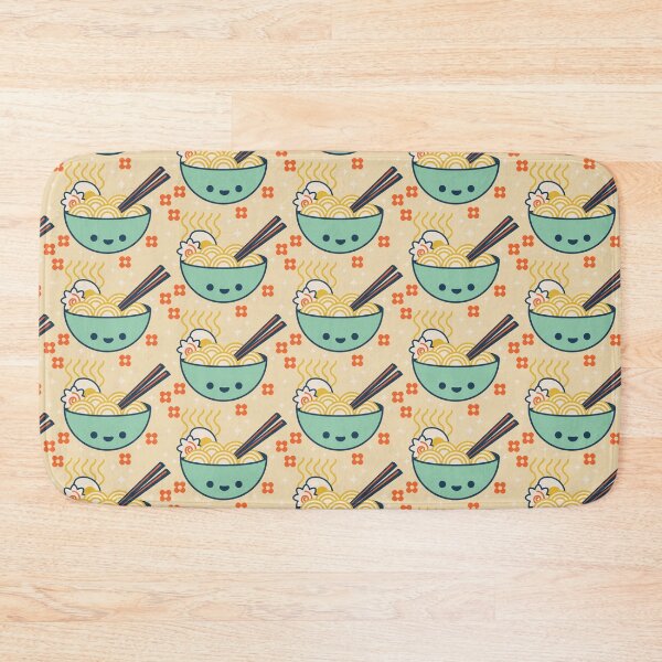 Item preview, Kawaii Ramen Pattern – Cute Noodle Bowl Food Design designed and sold by musingtreeart.
