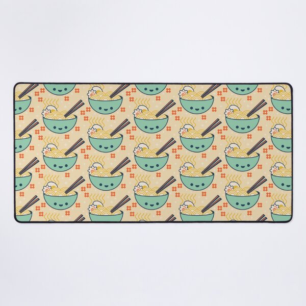 Aperçu de l'œuvre Motif de ramen kawaii – Joli bol de nouilles créée et vendue par musingtreeart.