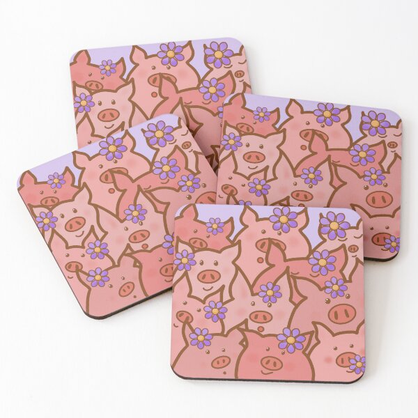 Item preview, Flower power piggies designed and sold by OhNoNotAgain42.