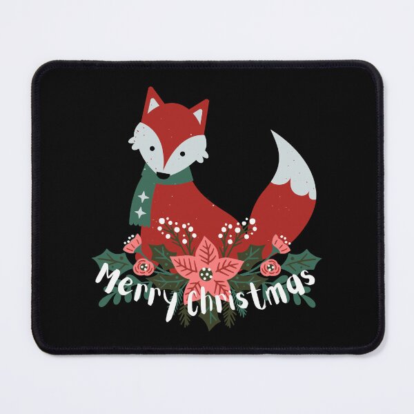Item preview, Merry Christmas Fox and Flora Design designed and sold by CarefulCreation.