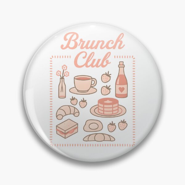 Item preview, Brunch Club Peach designed and sold by doodle189.