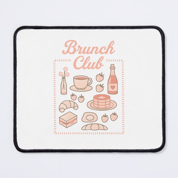 Item preview, Brunch Club Peach designed and sold by doodle189.